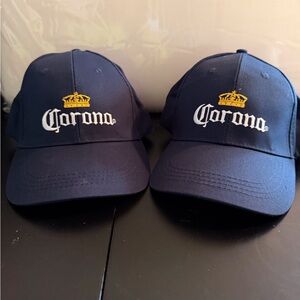 Corona Dark Blue Cap with White and Gold Logo